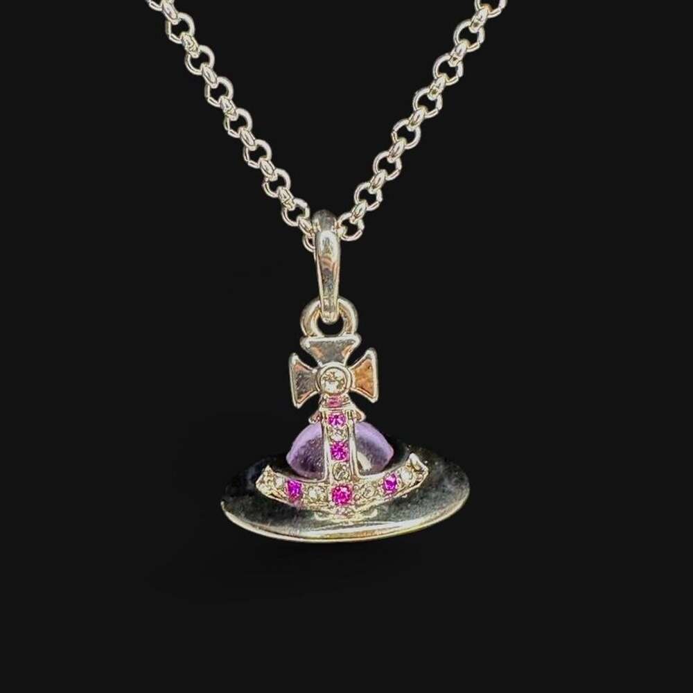 Vivienne Westwood Purple Cross Pendant 0 Ba 4